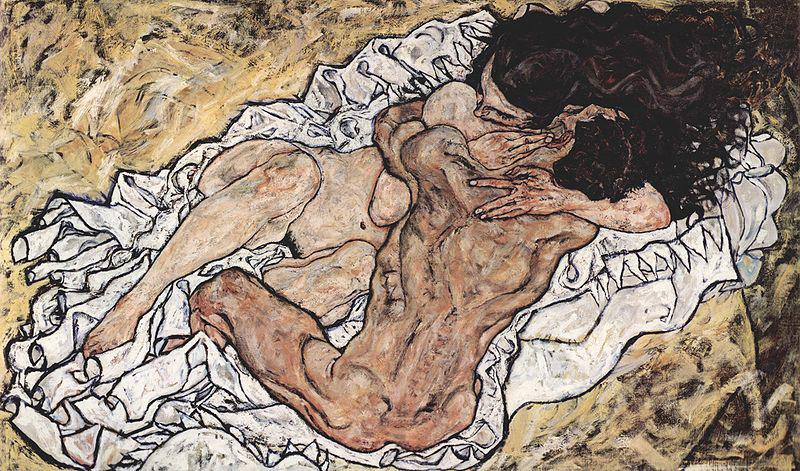 Egon Schiele The Embrace china oil painting image